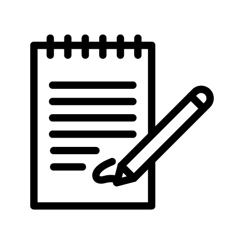 دفتر ملاحظات و قلم