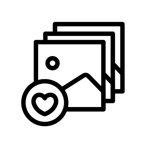 مجموعة صور مفضلة (قلب)