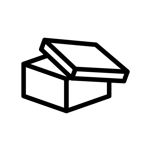 صندوق مفتوح جزئيًا