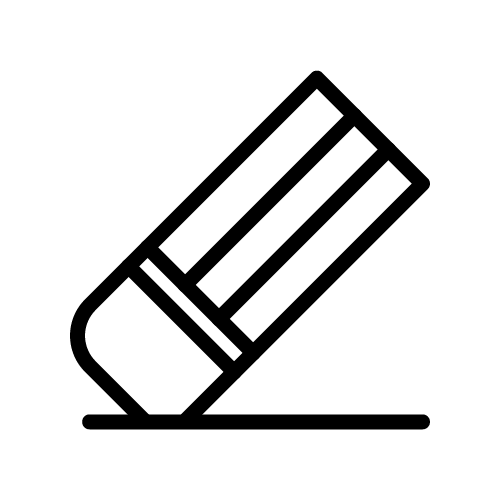 ممحاة مائلة / أداة تصحيح