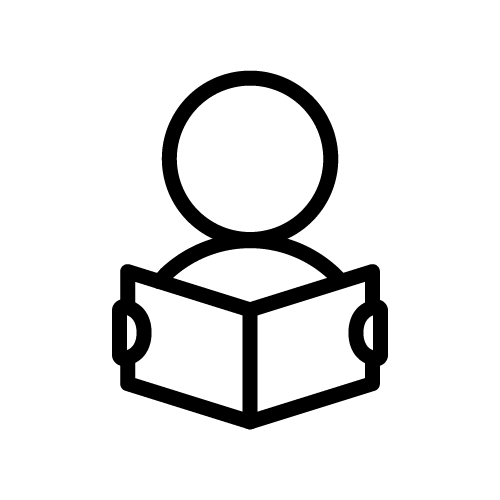 شخص يقرأ / دراسة