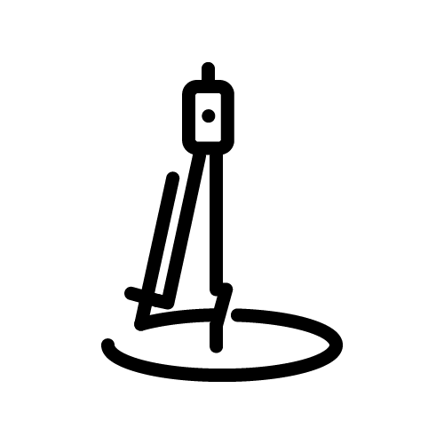 فرجار / أداة رسم هندسي
