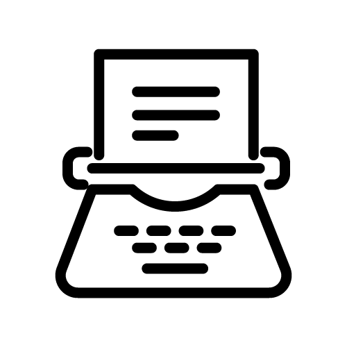 آلة كاتبة / كتابة مستند
