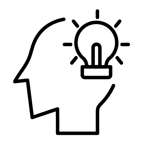 رأس مع لمبة