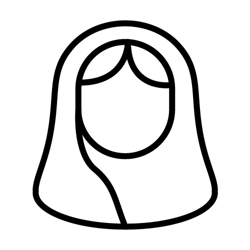 امرأة محجبة