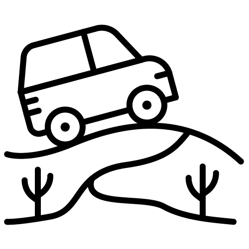 سيارة دفع رباعي في رحلة