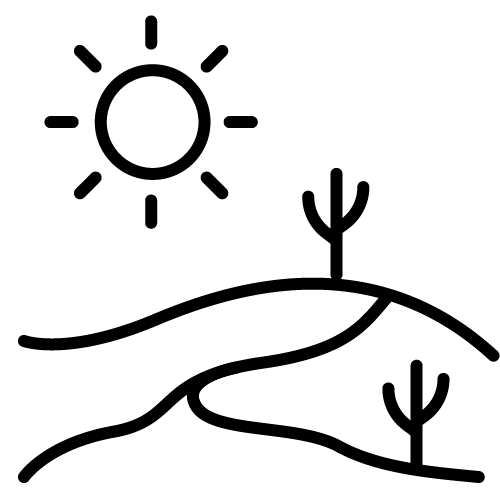 صحراء وشمس