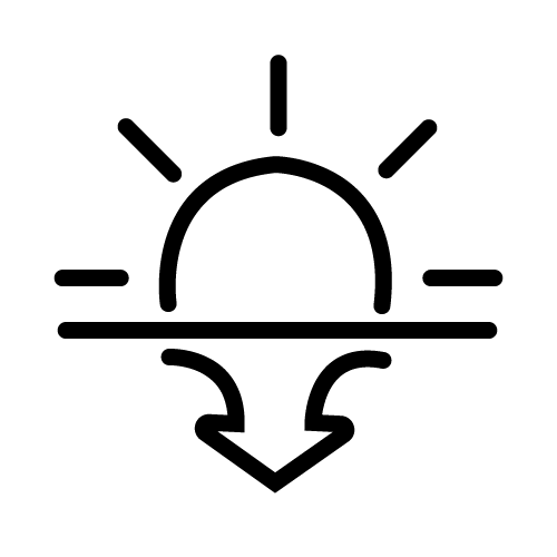 غروب الشمس