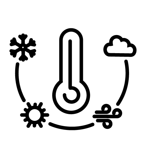 تغير درجات الحرارة