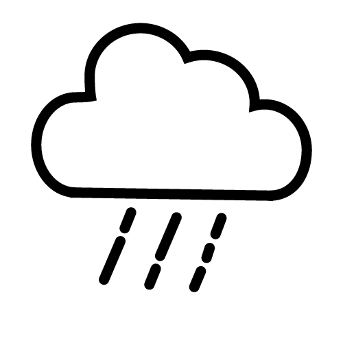 غيوم مع أمطار