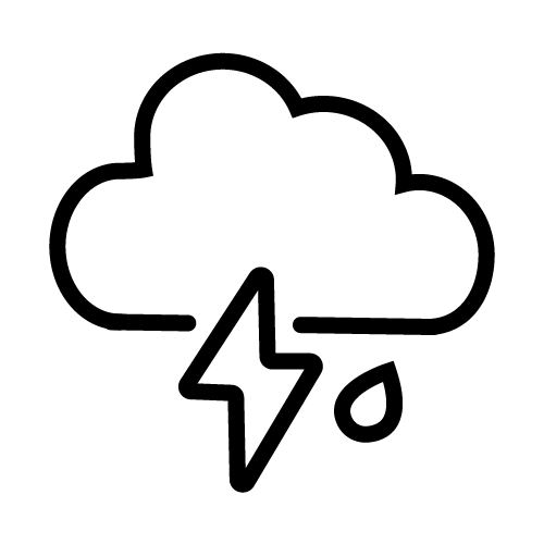 غائم مع رعود