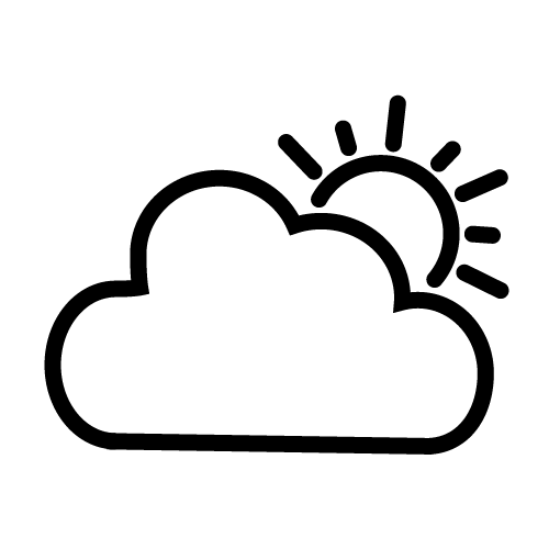 شمس وغيوم