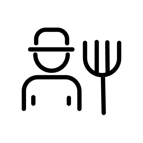 مزارع وأداة زراعية