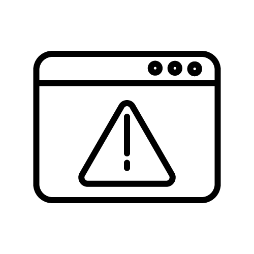 نافذة تحذير