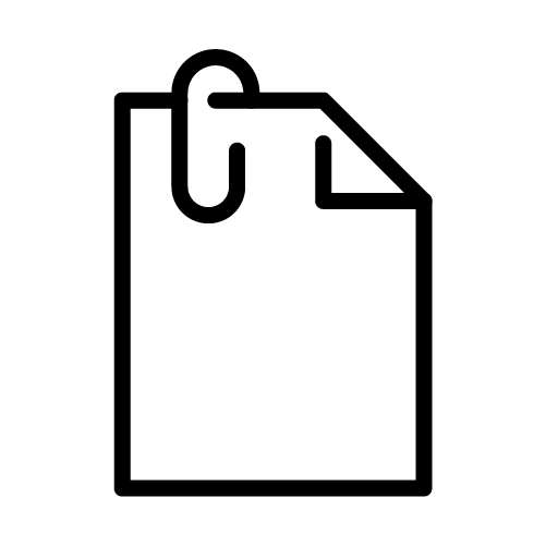 مستند مع مشبك ورقي