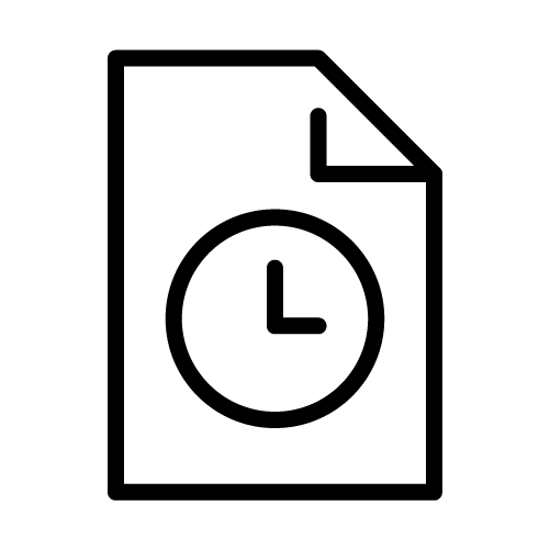 مستند يحتوي على ساعة