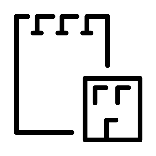 ملاحظة مع منزل
